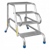 Mobilné schodíky - 4 -Degree Alve 150 kg hliníkový domáci rebrík (Mobilné schodíky - 4 -Degree Alve 150 kg hliníkový domáci rebrík)