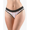 GINA Dámske bavlnené bokové brazilky | 16179P - čierna maracuja, 42/44