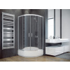 Štvrťkruhový sprchovací kút MODERN 165 Varianta: Farba rámu - Chróm/Leštený hliník (ALU), Rozmer A - 90 cm, Rozmer B - 90 cm, Rozmer C - 165 cm, Smer zatvárania - Univerzálna…