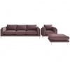 Livetastic SEDACIA ZOSTAVA, textil, červená - Sedačky - 001968007404