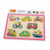 Viga puzzle s úchytmi Vozidlá