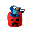 Go Gift Minecraft červená XXL taštička Sako 110 x 90 cm