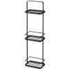 YAMAZAKI Poličky do kúpeľne Yamazaki Tower Bath Rack 3, čierne 6635