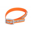 Firedog BioThane obojok Basic Reflect 19 mm 35-43 cm oranžový