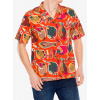 Turistická košeľa Patagonia Tropical Island Camp Shirt - wrasse/pollinator orange