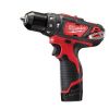 MILWAUKEE M12 BPD-202C (kompaktný vŕtací skrutkovač s príklepom)