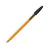 Guľôčkové pero s viečkom Bic Orange, čierne