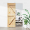 zahrada-XL Posuvné dvere so sadou kovania 70x210 cm borovicový masív 3203248