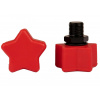 Rookie - Adjustable Toestop Star Red - nastavitelná brzda na trekové brusle