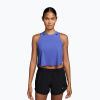 Dámske bežecké tielko Nike AeroSwift Dri-Fit ADV Cropped Tank Top off sapphire/black