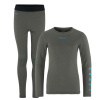 CRAFT CORE WARM BASELAYER JUNIOR / Detský funkčný set, hrejivý - šedá 122