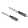 Delock Kábel USB-C USB 2.0 USB-C ® zástrčka, USB-C ® zásuvka 1.20 m čierna 88288; 88288