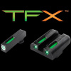 Mieridlá TFX Tritium / Fiber-Optic Truglo® - Glock® High Set – Čierna