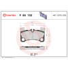 BREMBO Sada brzdových platničiek kotúčovej brzdy BREMBO P 85 103
