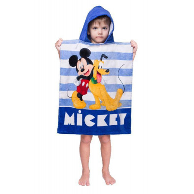 JERRY FABRICS Pončo Mickey stripe Bavlna - Froté, 50/115 cm