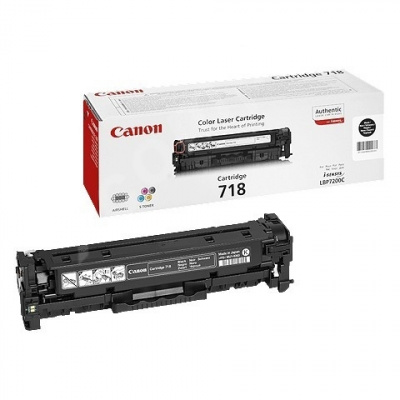 Canon TONER CRG-718 BK černý TWIN-PACK pro i-Sensys LBP7200CDN, LBP7210Cdn, LBP7660CDN, LBP7680CX, MF724Cdw (6 800 str.) 2662B005