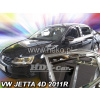 Plexi, ofuky VW Jetta sedan 4D 2011, + zadní