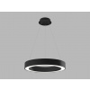 LED2 3273853D Závesné svietidlo SATURN SLIM 60 LED, 50W, 3000K/4000K, 3700lm, IP20, čierna, DALI/PUSH