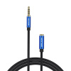 TRRS 3,5 mm samec na 3,5 mm samica 5 m audio predlžovač Vention BHCLJ modrý