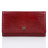 PAOLO PERUZZI Dámska kožená peňaženka | červená T-09-RD
