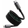 Datový magnetický kabel Baseus Tungsten Gold USB-C/USB-C 1m 100W černý P10319805111-00