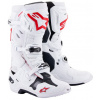 topánky TECH 10 SUPERVENTED, ALPINESTARS, perforované (biela/červená, vel. 45,5)