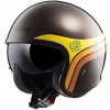 PRILBA LS2 OF599 SPFIRE SUNRISE BROWN ORANGE JET r.S (PRILBA LS2 OF599 SPFIRE SUNRISE BROWN ORANGE JET r.S)