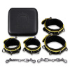 Sada put Hunter Restraints Set Black/Yellow Dungeon Lab