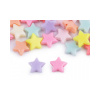 Plastové koráliky hviezda, srdce, kvet 20 g - 1 sáčok 3 (15x15 mm) mix hviezda