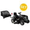 TEXAS Záhradný traktor XC 160-108H + Zberač trávy TEXAS XC160-108H set