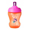 Tommee Tippee netečúci hrnček so slamkou Straw Cup 230ml pink