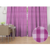 Biante Bavlnený záves Olivia OL-020 Fialová kocka malá 140x230 cm