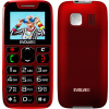 EVOLVEO EasyPhone, mobilní telefon pro seniory s nabíjecím stojánkem, červená