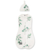 Sleepee Zavinovačka FIRST STEP Swaddle s čiapkou Eukalyptus