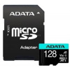 Pamäťová karta ADATA Premier micro SDXC karta 128GB U3 V30S 100/80 MB/s + adaptér (AUSDX128GUI3V30SA2-RA1)