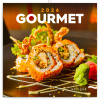 NOTIQUE Poznámkový kalendář Gourmet 2026, 30 x 30 cm
