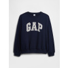 GAP Mikina s logom Tmavomodrá L Tmavomodrá Tmavomodrá