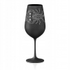 Poháre na biele víno Bohemia Crystal čierne 550ml 1 ks