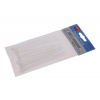 LEVIOR Pásky viazacie 120x2.5mm 50ks biela 23850.01