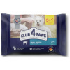 CLUB 4 PAWS Premium pre psov malých kmeňov Jahňacie v omáčke 5+1 ZDARMA