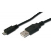 USB 2.0 kabel A- microUSB (M), 1,5m AWG24