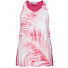 Dámsky top Head Agility Tech Tank Top - mulberry/print vision - Viacfarebný (M)