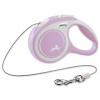 Vodítko FLEXI Comfort lanko XS 3m/8kg ružové
