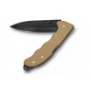 Vega Victorinox 0.9415.DS249 Evoke BS Alox Beige vreckový nôž, 4 funkcie, hnedá - bežová