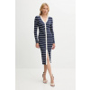 Šaty Guess ANDREA tmavomodrá farba, mini, priliehavé, W5YK98 Z2YK2 W5YK98.Z2YK2 XL