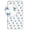 Jerry Fabrics Prestieradlo Lilo and Stitch Ohana White 90x200x25 cm