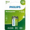 PHILIPS 9VB1A17/10 Nabíjacia batéria, 9 V