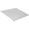 Okapní lišta bez okapnice, přírodní hliník, řezaná na rozměr 250 mm x 1000 mm