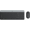 Logitech MK470 Slim Wireless Combo, US int., tichý set, čierna 920-009204