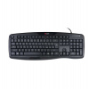 C-TECH klávesnice KB-107 USB, ERGO, černá, CZ/SK (KB-107)